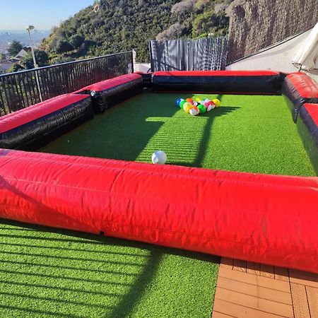 A+View Private Terrace Private Pool Family Fun Villa Badalona Exteriör bild
